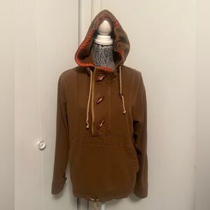Eddie Bauer Casual Fall 3 Wooden Button Hoodie